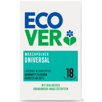 Пральний порошок універсальний Ecover Лаванда & Евкаліпт, 18 прань, 1,35 кг