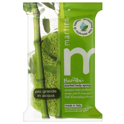 Банна губка-пілінг Martini Spa Bambu Exfoliating Sponge, 1 шт