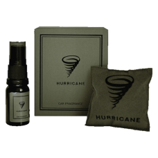 Аромасаше для авто HURRICANE KHAKI з флаконом, 10 мл