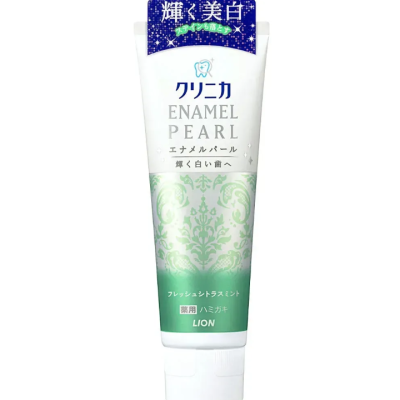 Зубна паста Lion Clinica Enamel Pearl відбілююча з фруктовим ароматом, 130 г