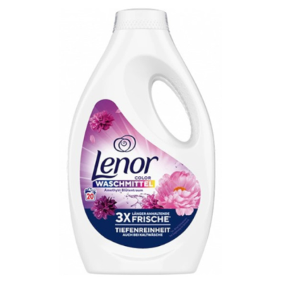 Рідкий засіб для прання Lenor Amethyst Blossom Dream для кольорових речей, 1000 мл