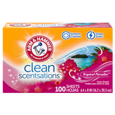Серветки для сушіння ARM & HAMMER Тропічний рай, 100 шт