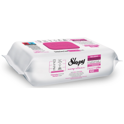 Серветки вологі універсальні SLEEPY EASY Лілія, 100 шт