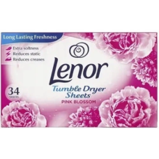 Серветки для сушильної машини Lenor Pink Blossom, 34 шт