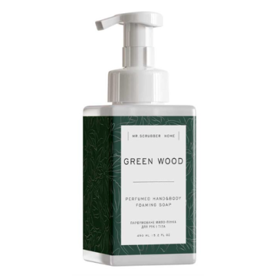 Парфумоване мило-пінка для рук і тіла Mr.SCRUBBER Green Wood 450 ml