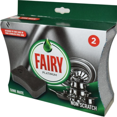 Губки для миття посуду Fairy Platinum Non Scratch, 2 шт