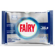 Антибактеріальні вологі серветки Fairy Platinum, 10 шт