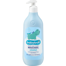 Гель для купання з голови до ніг Babylove Sensitive Head to Toe, 500 мл