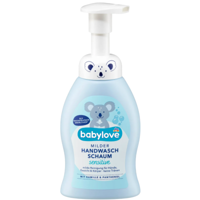 М’яка піна для миття рук Babylove Sensitive, 250 мл