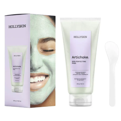 Охолоджувальна ліфтинг-маска для боротьби з набряками HOLLYSKIN Artichoke Skin Perfecting Mask 250 мл