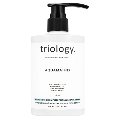 Увлажняющий шампунь для всех типов волос Aquamatrix Triology 500 мл