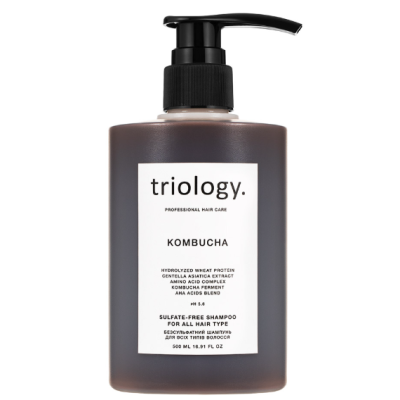 Безсульфатний шампунь для всіх типів волосся з комбучею Kombucha Triology 500 мл