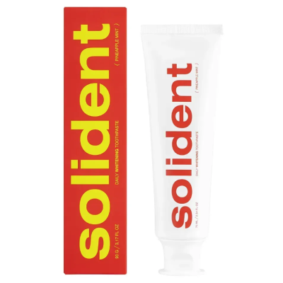 Щоденна відбілювальна зубна паста Solident Pineapple Mint / Ананас-м’ята 90 г