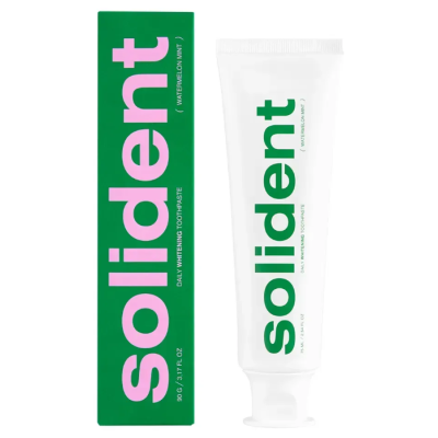 Щоденна відбілювальна зубна паста Solident Watermelon Mint / Кавун-м’ята 90 г