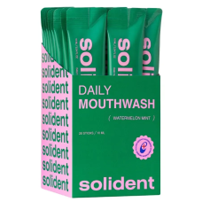 Набір ополіскувачів для ротової порожнини Solident Watermelon mint / Кавун-м'ята 20 sticks × 10 ml