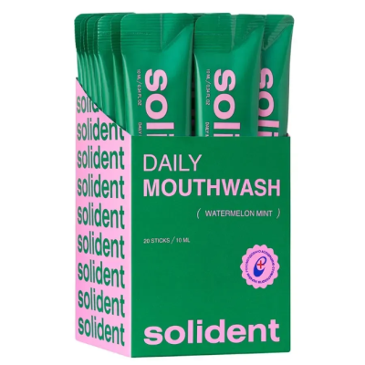 Набір ополіскувачів для ротової порожнини Solident Watermelon mint / Кавун-м'ята 20 sticks × 10 ml