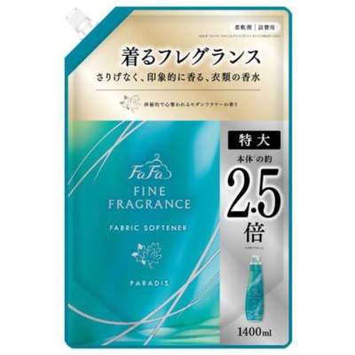 Кондиціонер-ополіскувач для білизни FaFa Fine Fragrance Paradis, змінний блок, 1400 мл