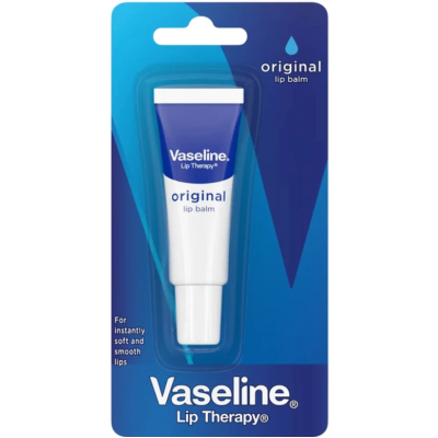 Бальзам для губ Vaseline Lip Therapy Original миттєве пом’якшення та заспокоєння, 10 г