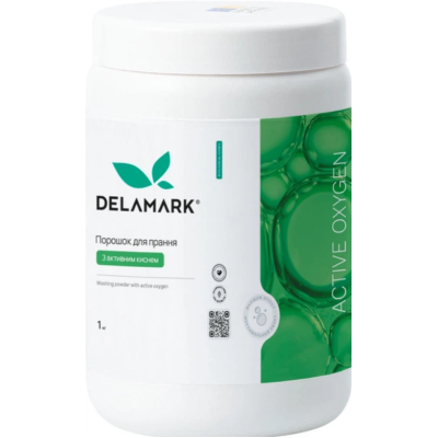 Пральний порошок Delamark з активним киснем, 1 кг