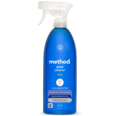 Спрей для скляних поверхонь та дзеркал Method Glass Cleaner, М'ята, 828 мл