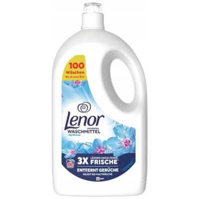 Универсальный гель для стирки Lenor Aprilfrisch «Свежесть апреля» 100 стирок, 4,5 л