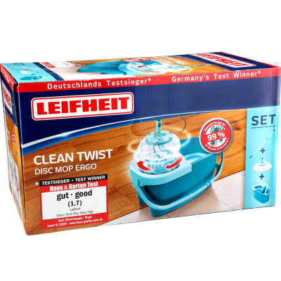 Набір для прибирання Leifheit Clean Twist Disc Mop Ergo (відро + швабра)