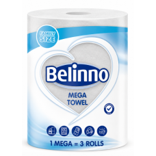 Паперові рушники Belinno Mega Towel Family Size, 1 рулон