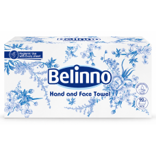 Серветки паперові Belinno Hand and Face Towel 20х20, 90+2 шт