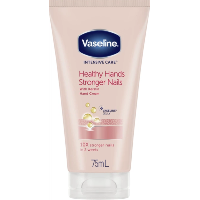 Крем для рук і нігтів Vaseline Intensive Care з кератином 75 мл