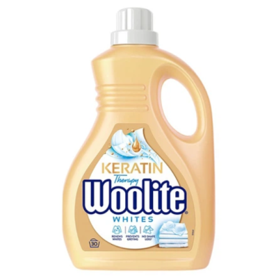 Гель для прання Woolite Для світлих та білих тканин з Кератином, 1.8 л