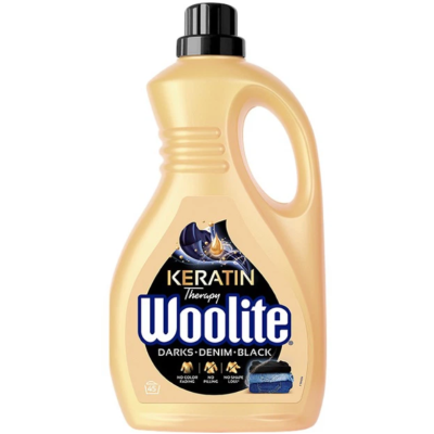 Засіб для прання рідкий Woolite для чорних та джинсових тканин з Кератином, 2.7 л