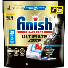 Капсули для посудомийних машин FINISH Ultimate Plus All in 1 Сода, 28 шт