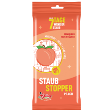Вологі серветки Poliboy Dust Stopper Peach з антистатичним ефектом, 24 шт