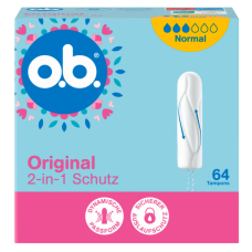 Тампони O.B. Original 2в1 Normal, 64 шт
