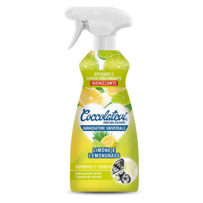 Універсальний знежирювальний спрей Coccolatevi Sgrassatore Universale Limone e Lemongrass Лимон і лемонграс, 625 мл
