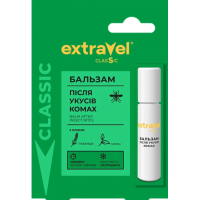 Бальзам Extravel Classic після укусів комах роликовий, 7 мл