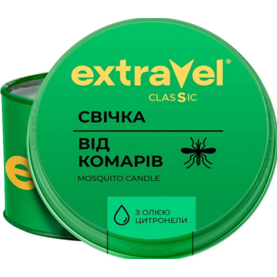 Свічка репелентна від комарів Extravel Classic, 110 г