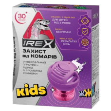 Комплект від комарів для дітей iRex Kids: електрофумігатор та рідина, 30 ночей