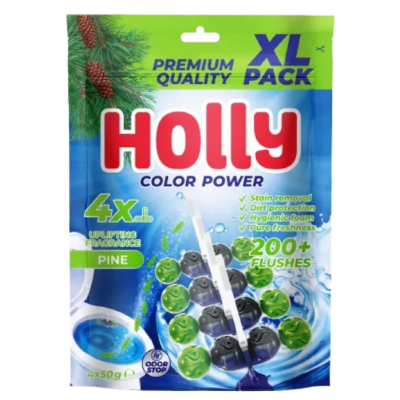 Підвісний блок для унітаза Holly Color Power Pine, 4×50 г