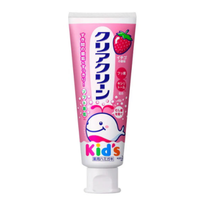 Дитяча зубна паста для делікатного очищення зубів Kao Clear Clean Strawberry, 70 г