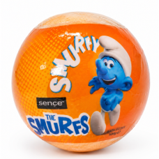 Бомбочка для ванни Smurfs для дітей Апельсин з морською сіллю, 100 г