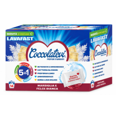 Пральні саше Coccolatevi Lavafast 5в1 Marsiglia e Felce Bianca, 14 шт