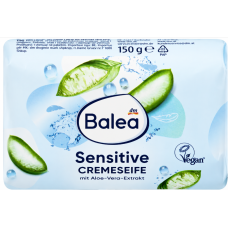 Тверде крем-мило для чутливої шкіри Balea Sensitive, 150 г