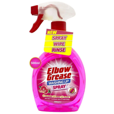 Спрей-антижир для посуду Elbow Grease Washing Up Spray Pink Blush 500 мл