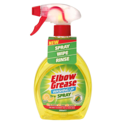 Спрей-антижир для посуду Elbow Grease Washing Up Spray Лимонна Свіжість 500 мл