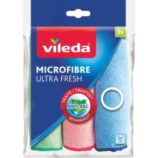Серветки з мікрофібри Vileda Ultra Fresh Антибактеріальні 3 шт