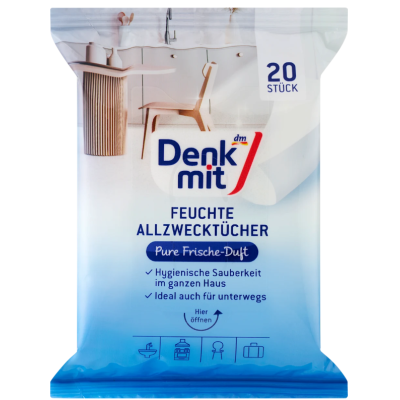 Универсальные влажные салфетки Denkmit Universal Pure Fresh, 20 шт