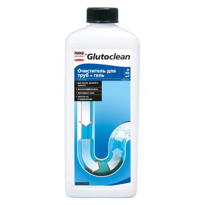 Очищувач-гель для труб Glutoclean, 1 л