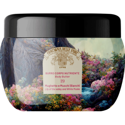 Баттер для тіла Compagnia delle Indie Nourishing Body Butter №19 Lily of the Valley & White Mosses (Конвалія та Білий Мускус), 250 мл