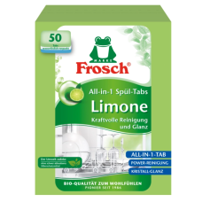 Таблетки для посудомийної машини Frosch Лимон, 50 шт